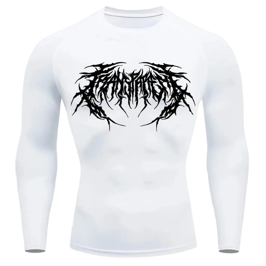 Camisa Térmica Cyber Venom Tribal Manga Longa Proteção UV 50+