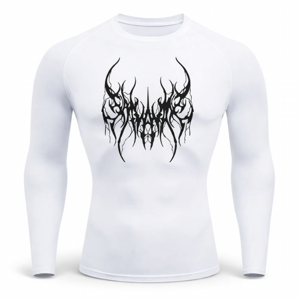 Camiseta Térmica Dark Emblem Manga Longa Proteção UV 50+