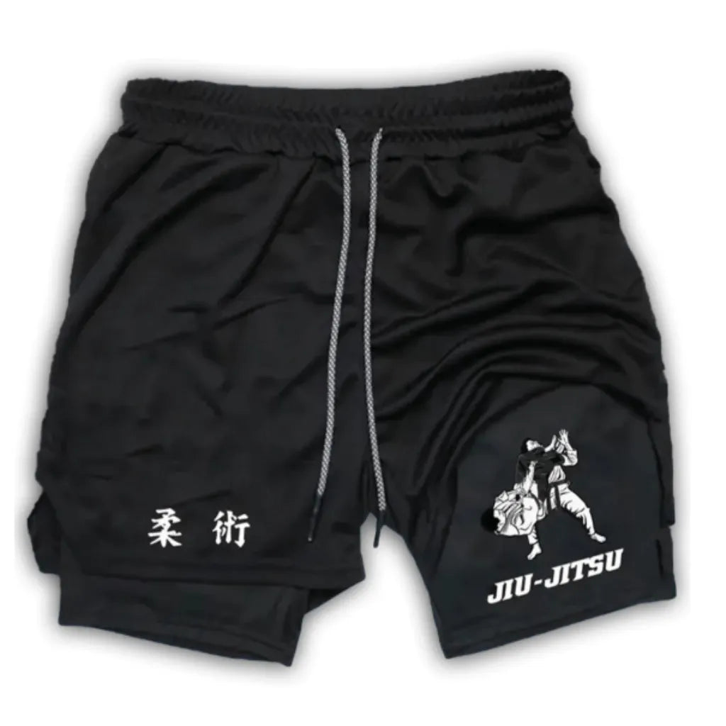 Short 2 em 1 Jiu-Jitsu Combat