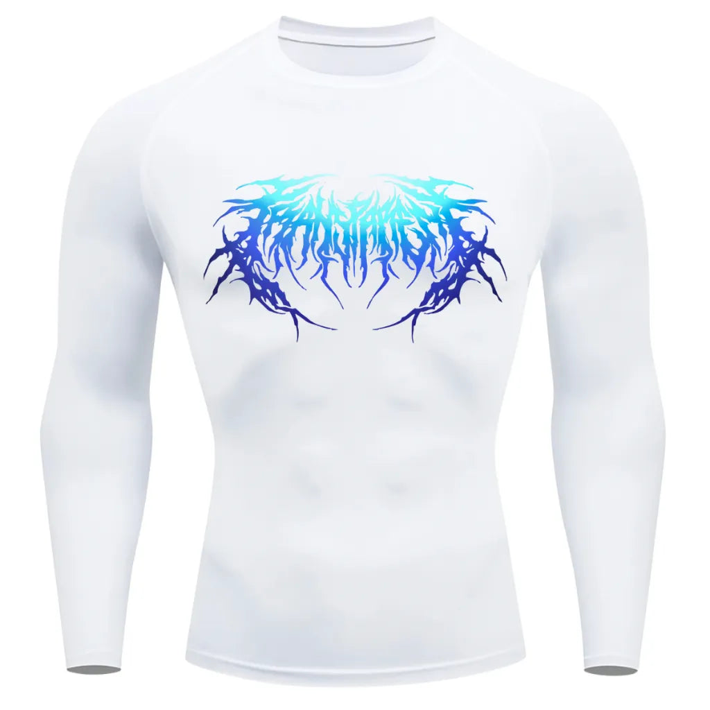 Camisa Térmica Cyber Venom Tribal Manga Longa Proteção UV 50+