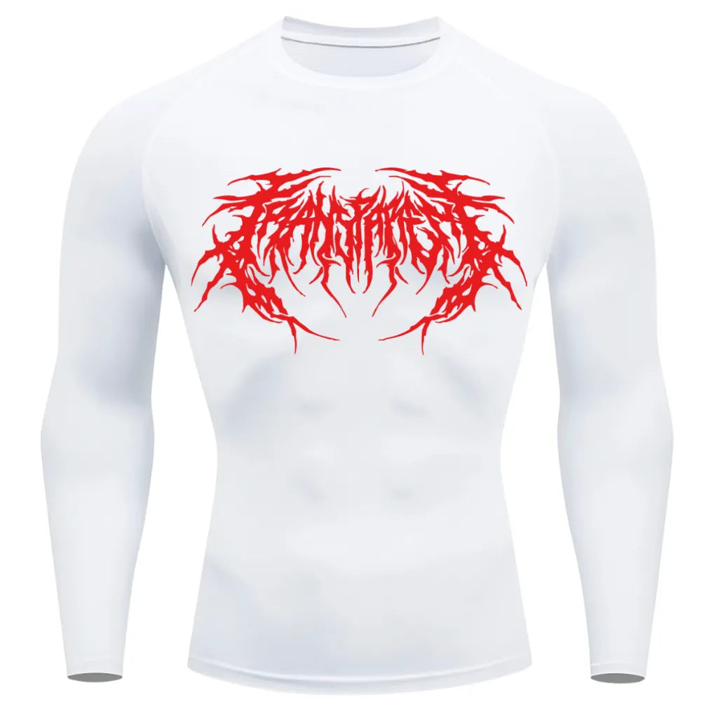 Camisa Térmica Cyber Venom Tribal Manga Longa Proteção UV 50+