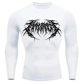 Camisa Térmica Cyber Venom Tribal Manga Longa Proteção UV 50+