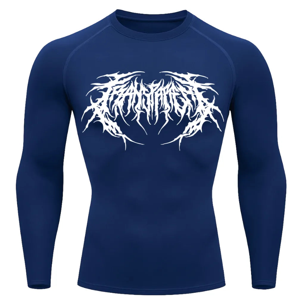 Camisa Térmica Cyber Venom Tribal Manga Longa Proteção UV 50+