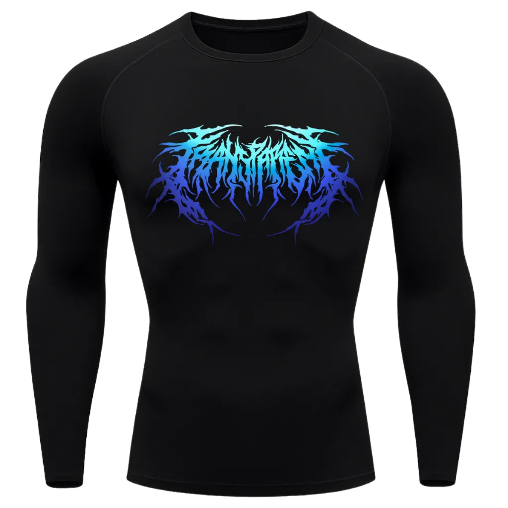 Camisa Térmica Cyber Venom Tribal Manga Longa Proteção UV 50+