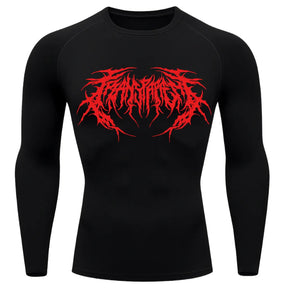 Camisa Térmica Cyber Venom Tribal Manga Longa Proteção UV 50+