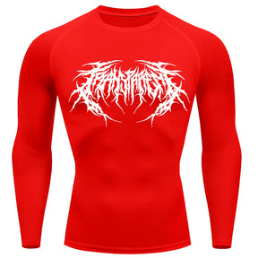 Camisa Térmica Cyber Venom Tribal Manga Longa Proteção UV 50+