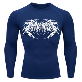 Camisa Térmica Cyber Venom Tribal Manga Longa Proteção UV 50+