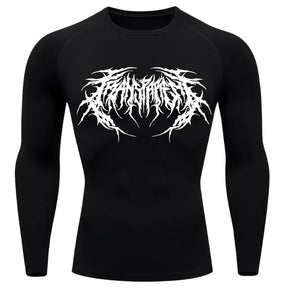 Camisa Térmica Cyber Venom Tribal Manga Longa Proteção UV 50+