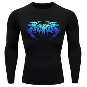 Camisa Térmica Cyber Venom Tribal Manga Longa Proteção UV 50+
