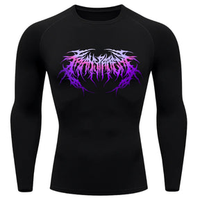 Camisa Térmica Cyber Venom Tribal Manga Longa Proteção UV 50+