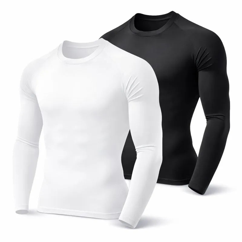 Kit 2 Camisas Térmicas Manga Longa Proteção UV 50+