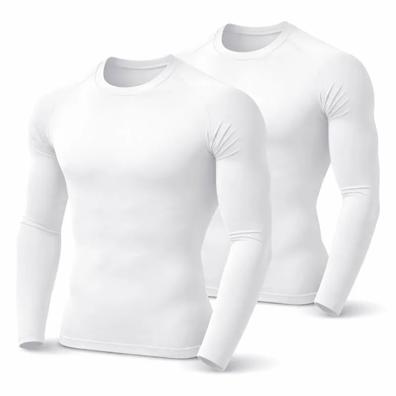 Kit 2 Camisas Térmicas Manga Longa Proteção UV 50+