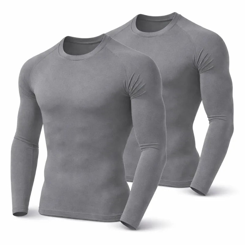 Kit 2 Camisas Térmicas Manga Longa Proteção UV 50+