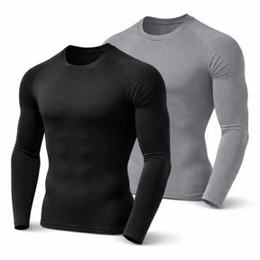 Kit 2 Camisas Térmicas Manga Longa Proteção UV 50+