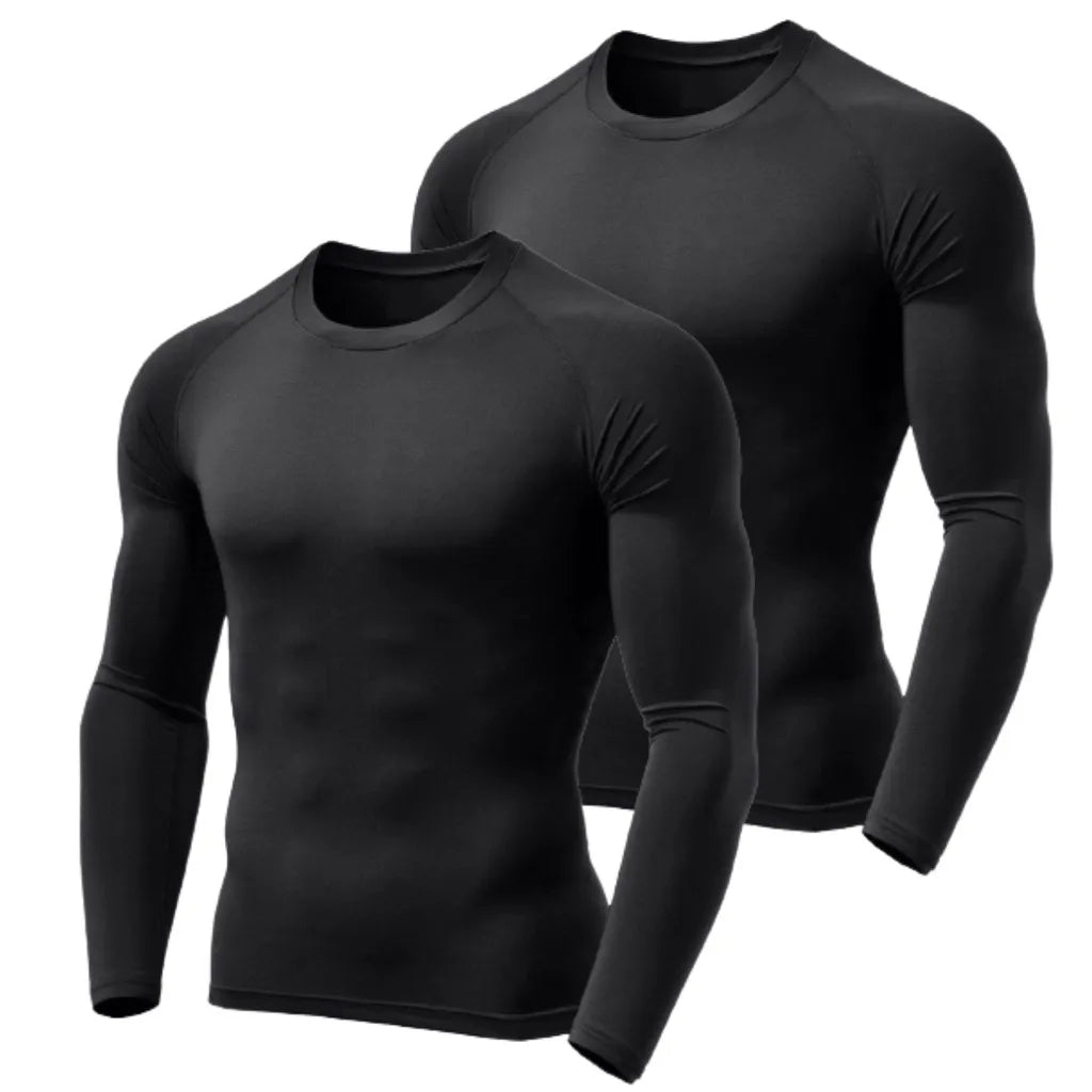 Kit 2 Camisas Térmicas Manga Longa Proteção UV 50+