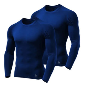 Kit 2 Camiseta Térmica Manga Longa Proteção UV 50+