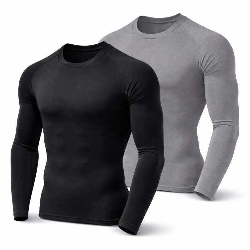 Kit 2 Camiseta Térmica Manga Longa Proteção UV 50+