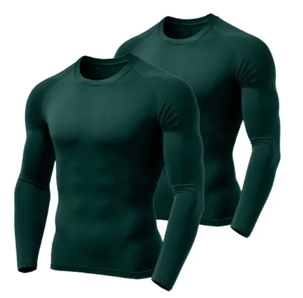 Kit 2 Camiseta Térmica Manga Longa Proteção UV 50+