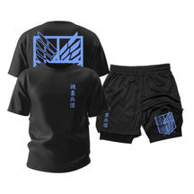 Kit Motion Fit Camiseta Algodão + Short 2 em 1