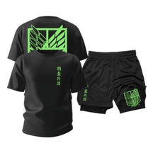Kit Motion Fit Camiseta Algodão + Short 2 em 1