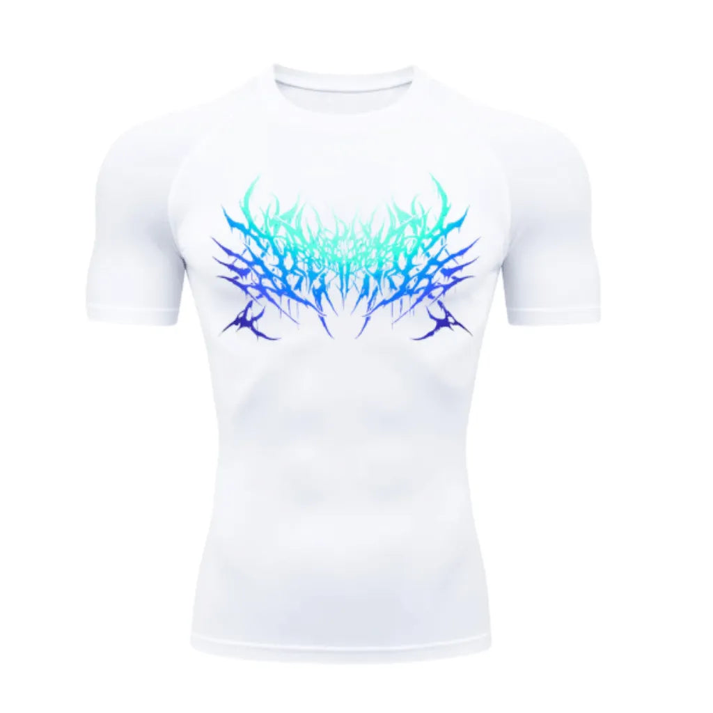 Camiseta Compressão Cyber Predator Darknes