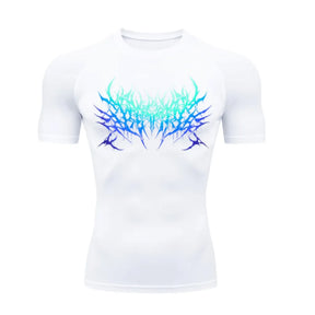 Camiseta Compressão Cyber Predator Darknes