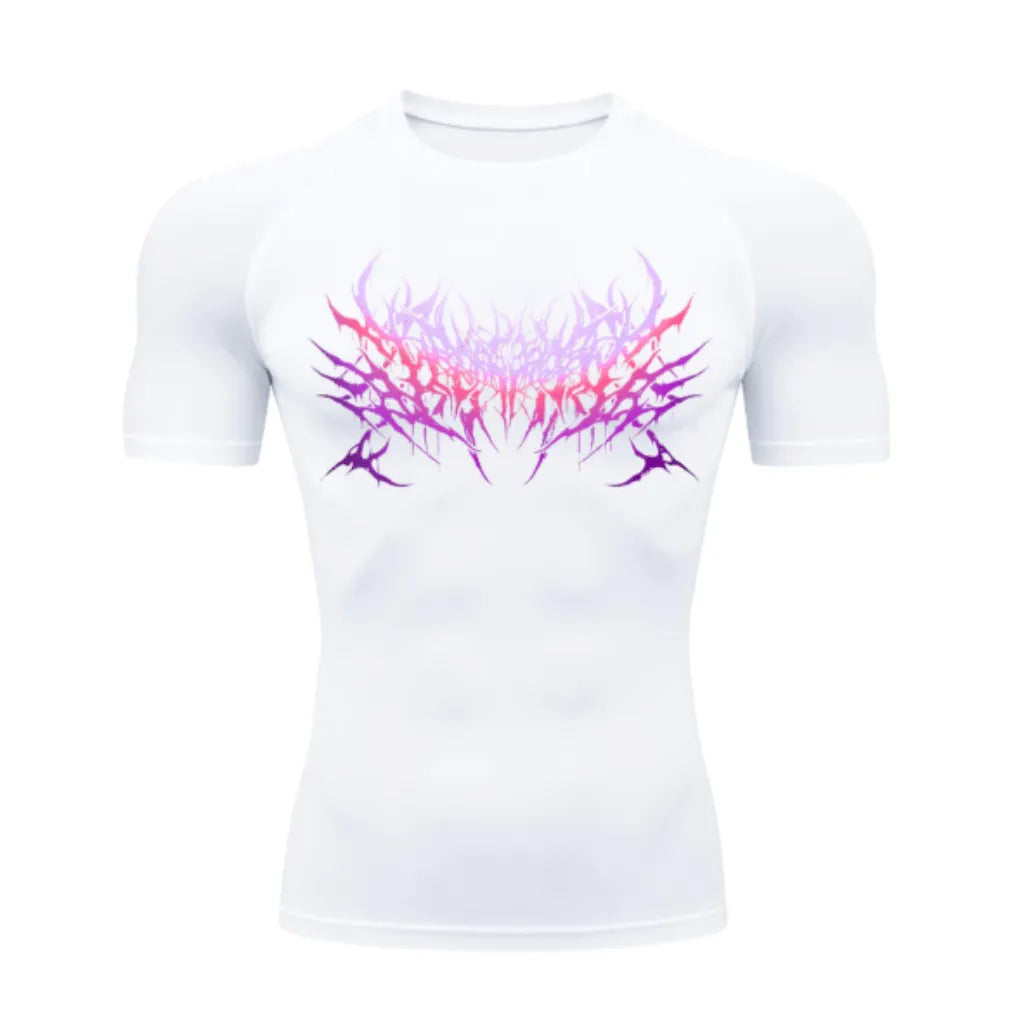 Camiseta Compressão Cyber Predator Darknes