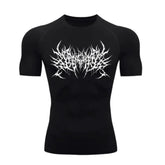 Camiseta Compressão Cyber Predator Darknes