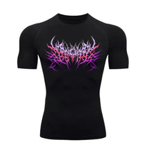 Camiseta Compressão Cyber Predator Darknes