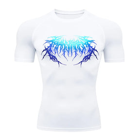 Camisa De Compressão Masculina Cyber Venom Tribal