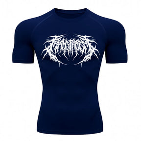 Camisa De Compressão Masculina Cyber Venom Tribal