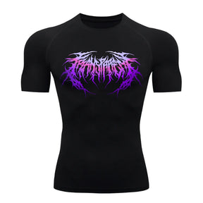 Camisa De Compressão Masculina Cyber Venom Tribal