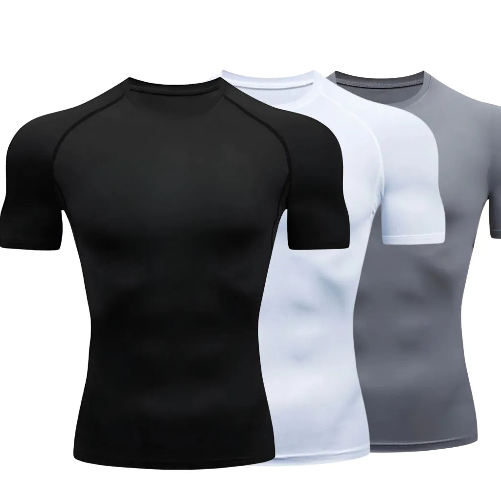 KIT 3 Camisas De Compressão ForceDry