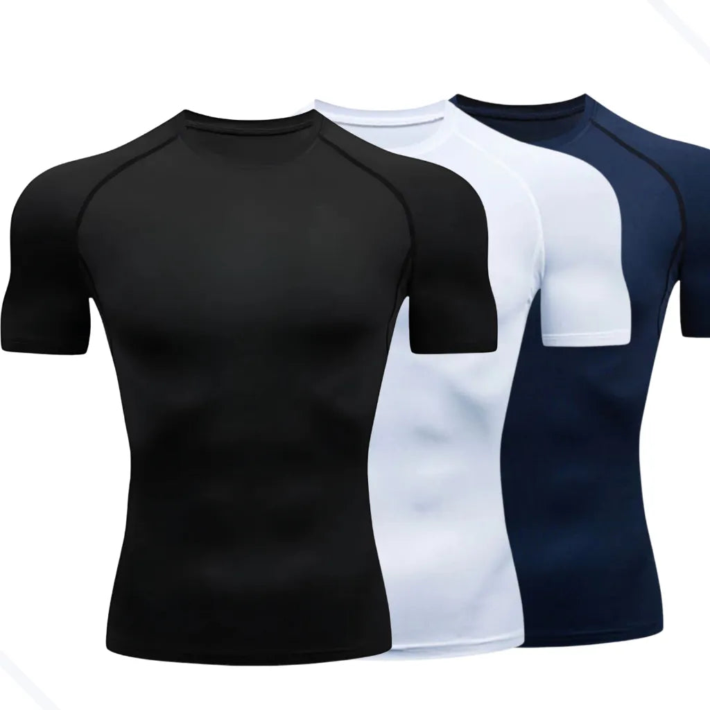 KIT 3 Camisas De Compressão ForceDry