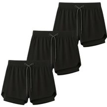 Kit 3 Shorts 2 em 1 Masculino Dry Fit com Bolso