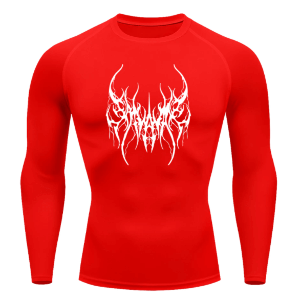 Camiseta Térmica Dark Emblem Manga Longa Proteção UV 50+