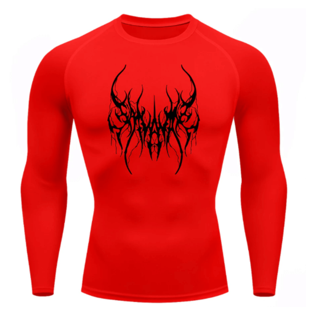 Camiseta Térmica Dark Emblem Manga Longa Proteção UV 50+