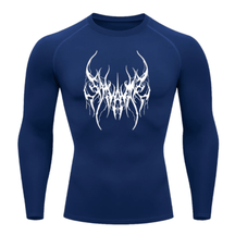 Camiseta Térmica Dark Emblem Manga Longa Proteção UV 50+