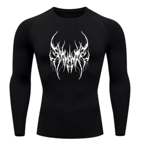 Camiseta Térmica Dark Emblem Manga Longa Proteção UV 50+