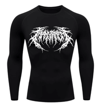 Camiseta Térmica Cyber Venom Tribal Manga Longa Proteção UV 50+
