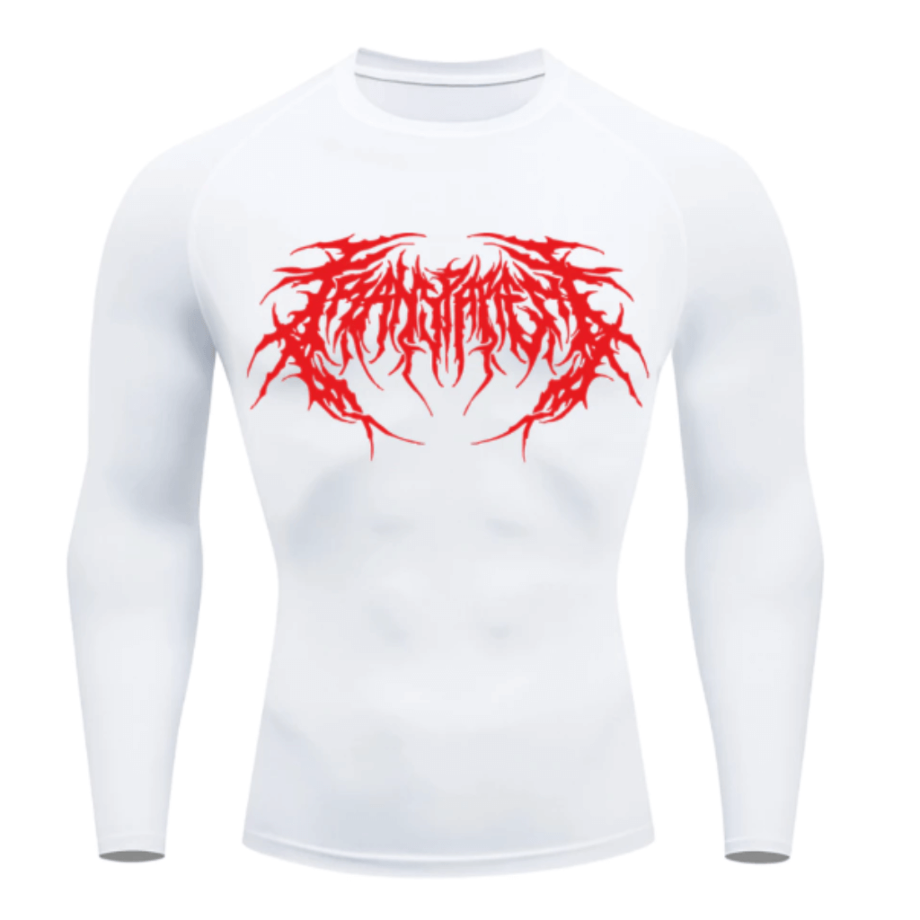 Camiseta Térmica Cyber Venom Tribal Manga Longa Proteção UV 50+