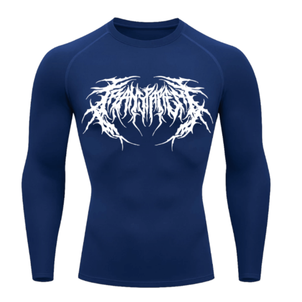 Camiseta Térmica Cyber Venom Tribal Manga Longa Proteção UV 50+