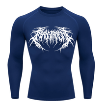 Camiseta Térmica Cyber Venom Tribal Manga Longa Proteção UV 50+