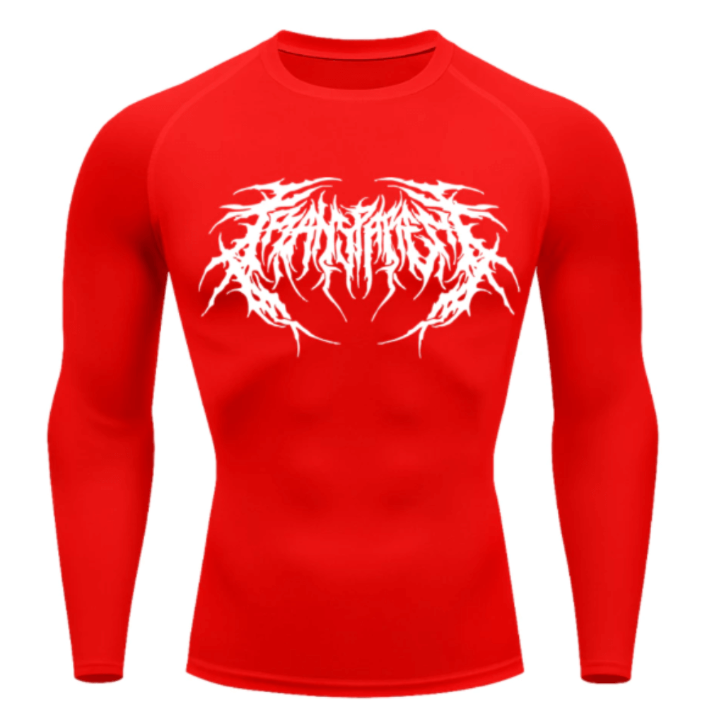 Camiseta Térmica Cyber Venom Tribal Manga Longa Proteção UV 50+