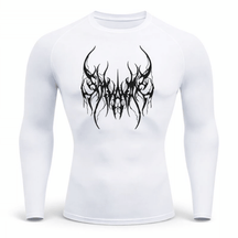 Camiseta Térmica Dark Emblem Manga Longa Proteção UV 50+