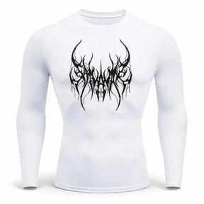 Camiseta Térmica Dark Emblem Manga Longa Proteção UV 50+