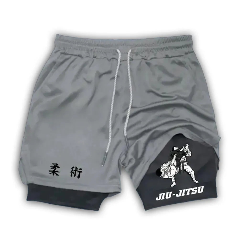 Short 2 em 1 Jiu-Jitsu Combat