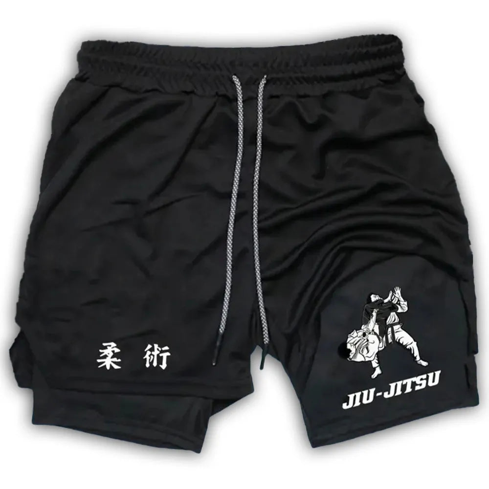Short 2 em 1 Jiu-Jitsu Combat