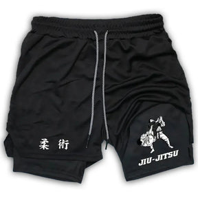 Short 2 em 1 Jiu-Jitsu Combat